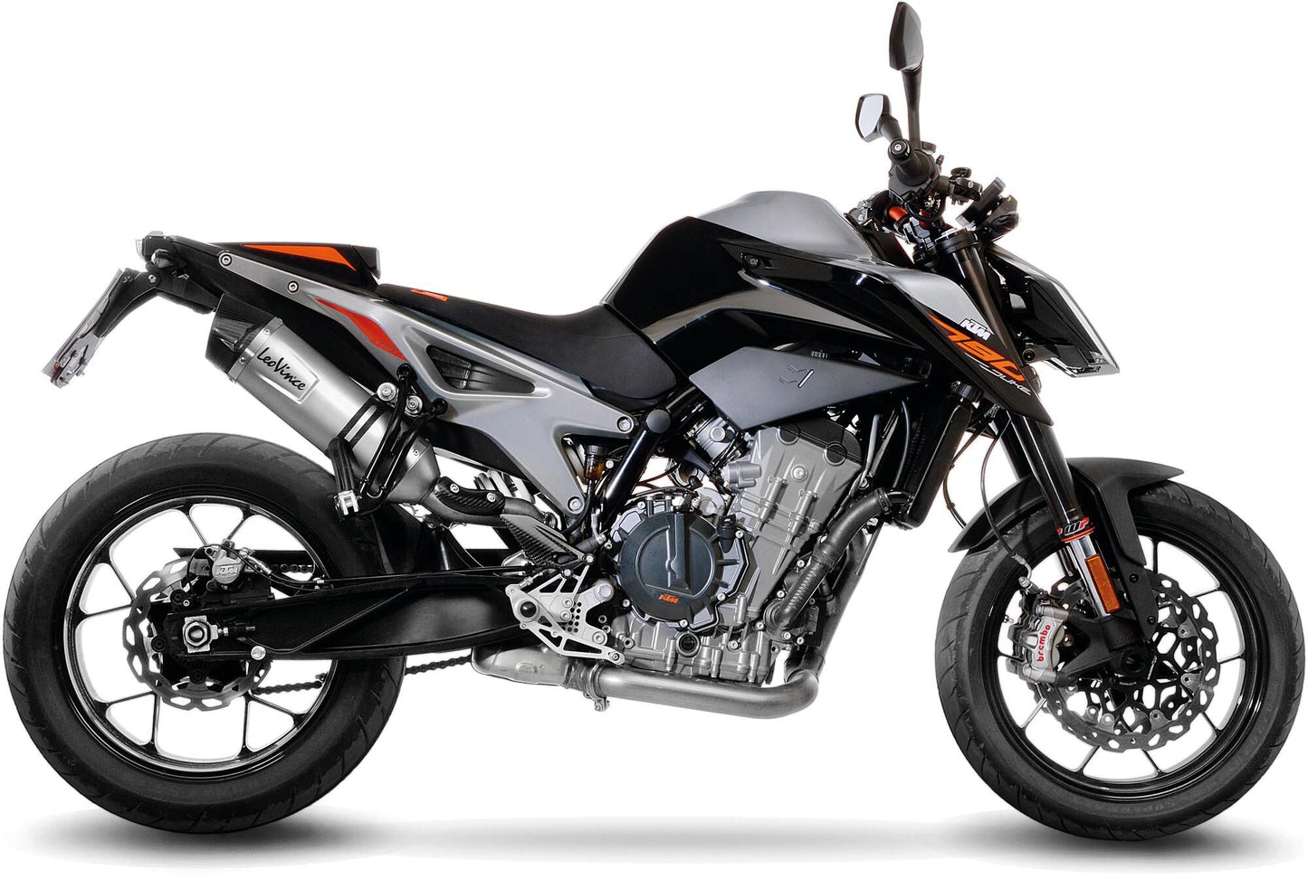 Silenziatore Leovince SBK LV One EVO II Schalld Leo Slipon LV One Inox