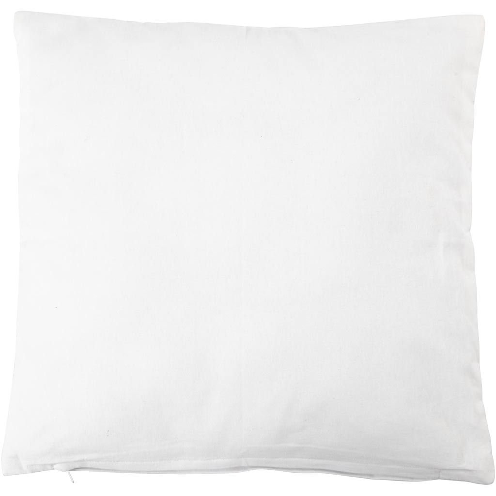 Cuscino aziendale Creativ, misura 40x40 cm, 145 gr, bianco, 1 pezzo