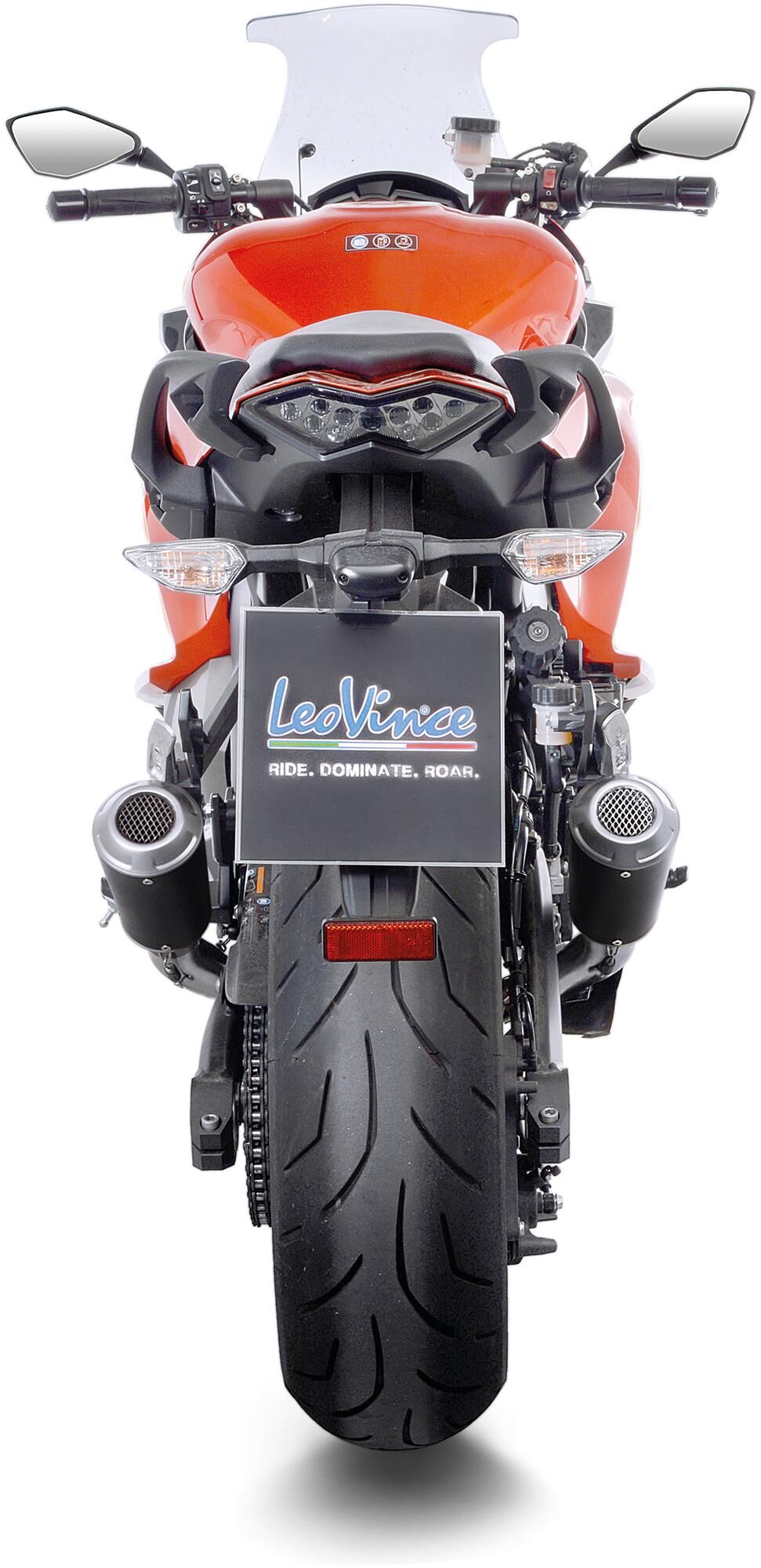 Leovince geluiddemper sbk lv-10 black edition schalld leo slipon lv-10 sw-si