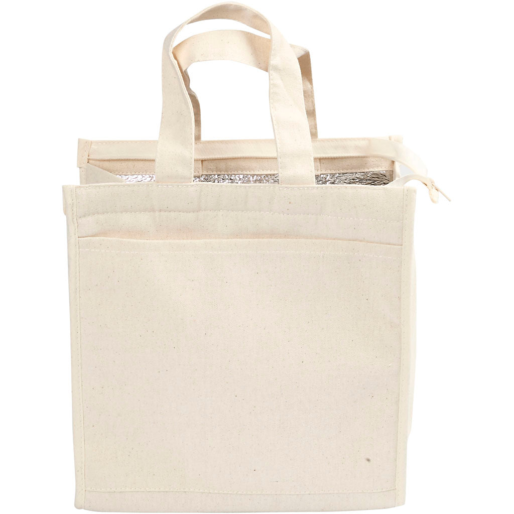 Borsa termica Creative Company, misura 25x24x12 cm, 220 g, naturale chiaro, 1 pezzo