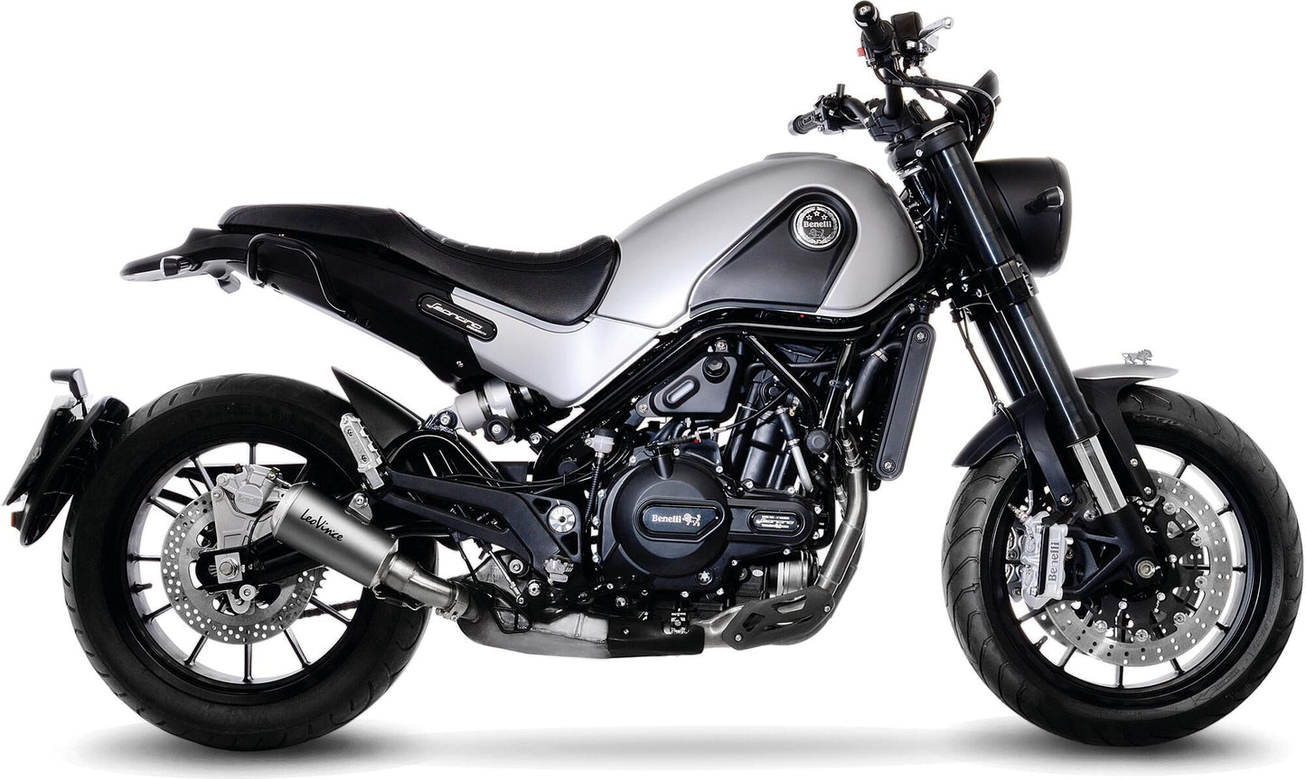 Silenziatore Leovince SBK LV-10 schalld Leo Slipon LV-10 acciaio inox