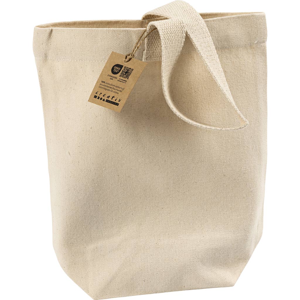 Https: www.cchobby.nl kleine-stoffen-tas-h-26-cm-d-9-5-cm-b-23-cm-licht-naturel-1-stuk