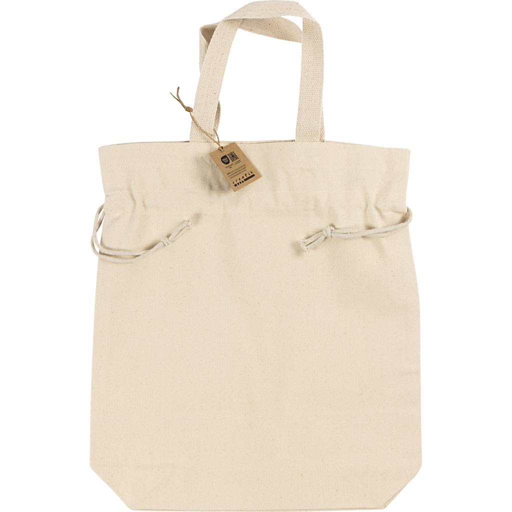 Https: www.cchobby.nl tas-met-trekkoord-h-40-cm-d-8-cm-b-34-cm-licht-naturel-1-stuk