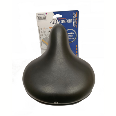 Selle Comfort Comfort Saddle Retro XL. Con tecnología de espuma inteligente, sin una honda (paquete colgante)