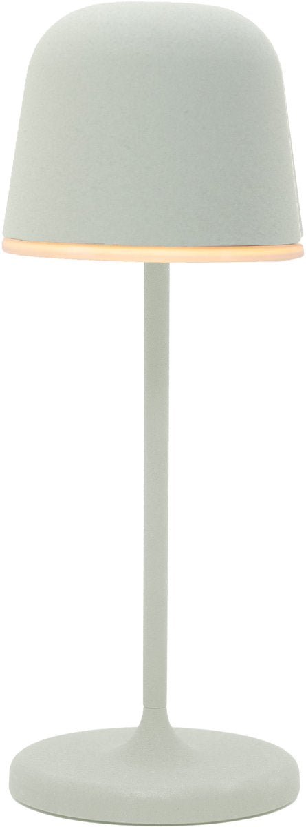 Eglo mannera-s tafellamp - priklamp - oplaadbaar (tot 28 uur licht) - 20 cm - grijs wit - draadloos - dimbaar - binnen en buiten