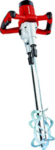 Miscelatore elettrico per malta e vernici Einhell te-mx 1600-2 ce twin - 1600 w - 180-750 t min regolabile - incl. 2x asta di miscelazione per malta