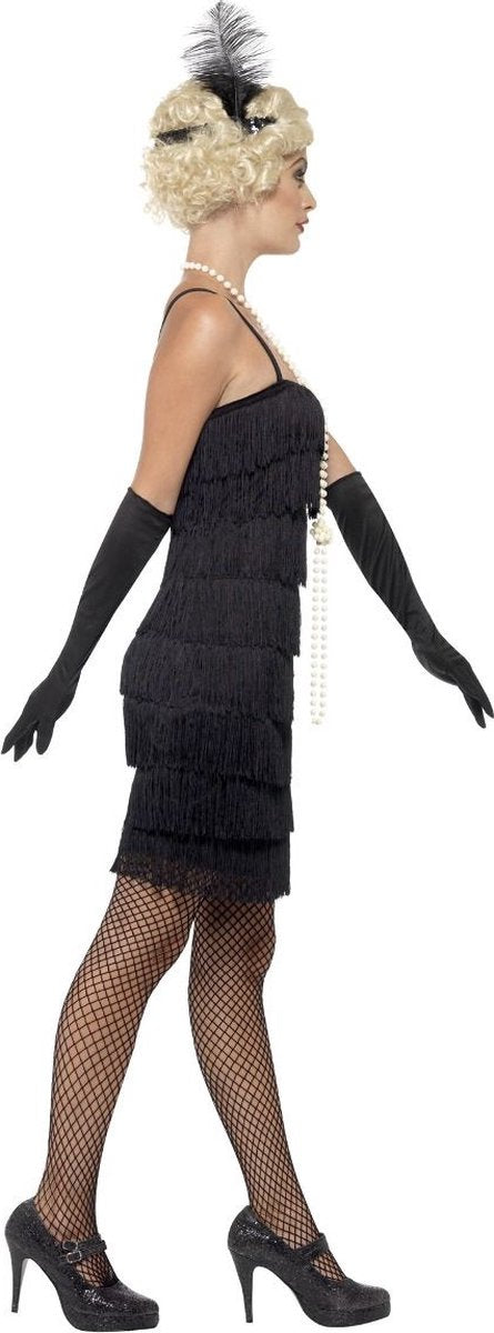 Vestido Smiffys Charleston negro - talla L