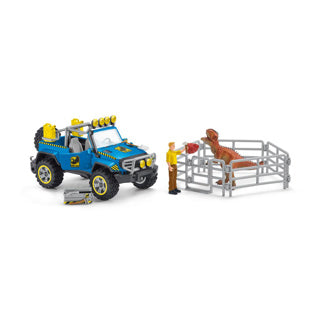 SCHLEICH 41464 SUV con dino-buitenpost