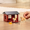 Schleich Farm World Dog Loft con Golden Retrievers 42722