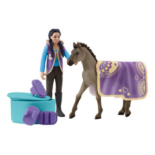 SCHLEICH HOUSC CLUB BEA di bellezza set con Kim 42753