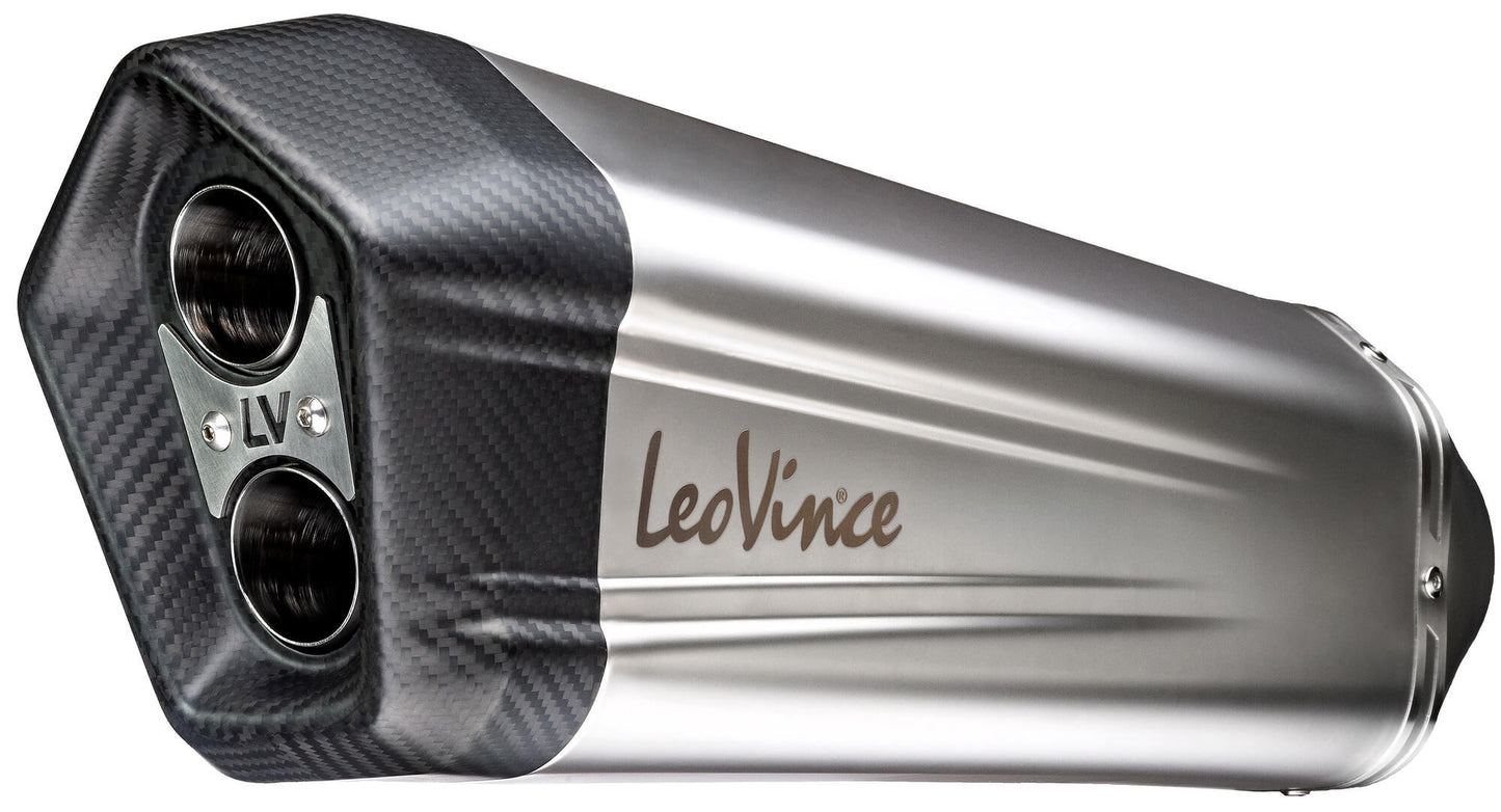 Silenziatore Leovince SBK LV-12 schalld Leo Slipon LV-12 acciaio inox