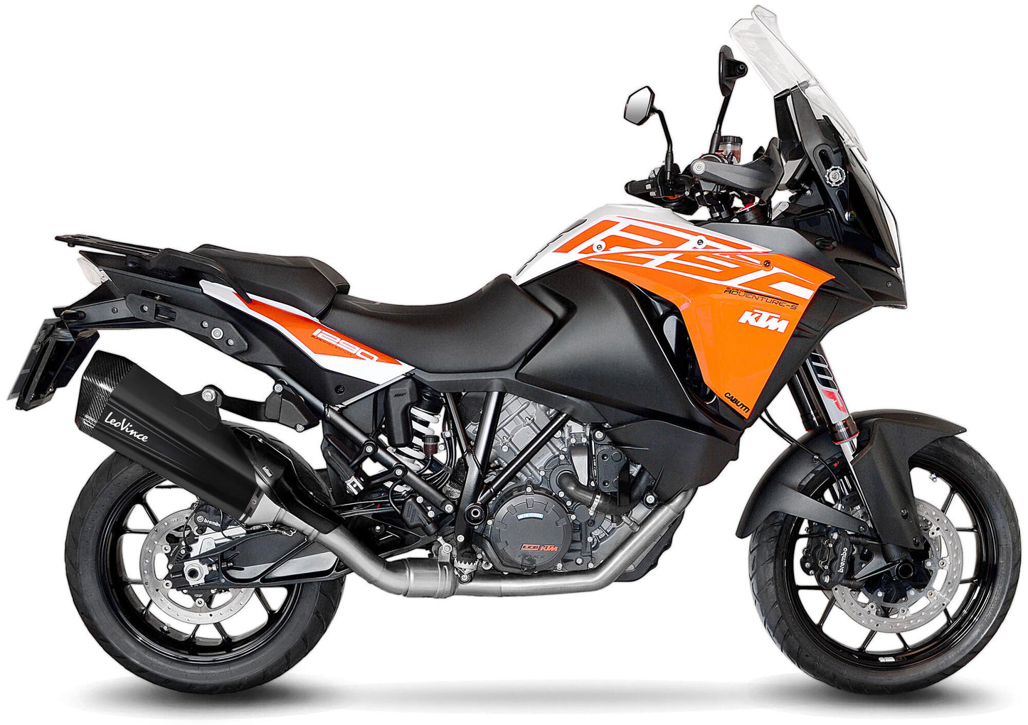 Silenciador Leovince SBK LV-12 edición negra Schalld Leo Slipon LV-12 SW