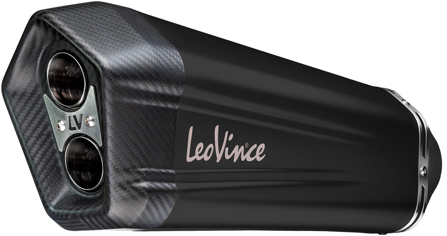 Silenziatore Leovince SBK LV-12 black edition Schalld Leo Slipon LV-12 SW