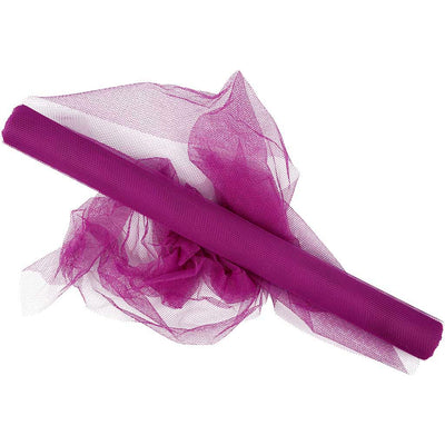 Tulle Creative Company, l: 50 cm, viola, 5 m 1 rotolo