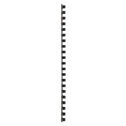Binding spines gbc plastic a4 10mm black 65 sheets