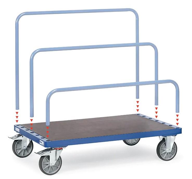 Carrello portapiatti Fetra 1600x800mm - 750kg