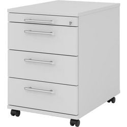 Bach mobile drawer unit 3 drawers 42.8 x 56 x 59 cm light gray central locking