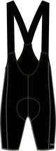 Agu comfort plus bibshort performance - heren fietsbroek - zwart - maat l