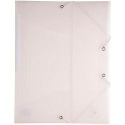 3-flap folders exacompta a4 flamed cardboard transparent