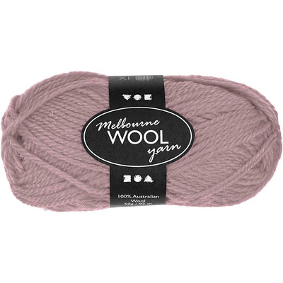 Creativ company hilo de lana melbourne, l: 92 m, violeta claro, 50 g 1 ovillo