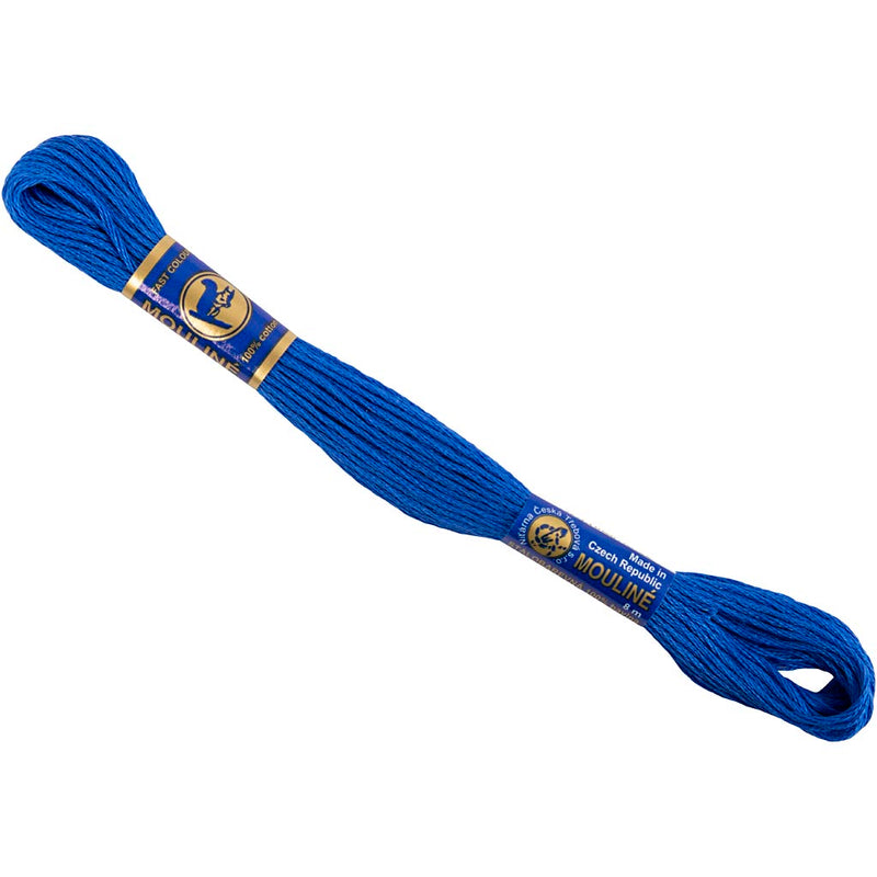 Filo da ricamo, blu, 8 m 1 gomitolo