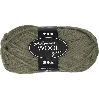 Creativ Company Melbourne Yarn Donkergroen, 92m
