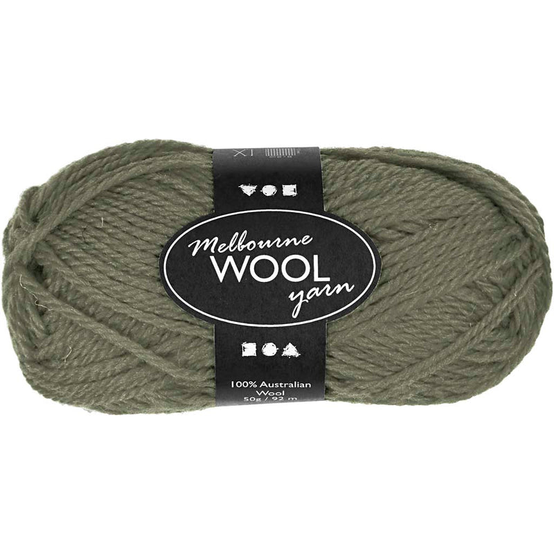 Creative Company Melbourne Yarn Donkergroen, 92m
