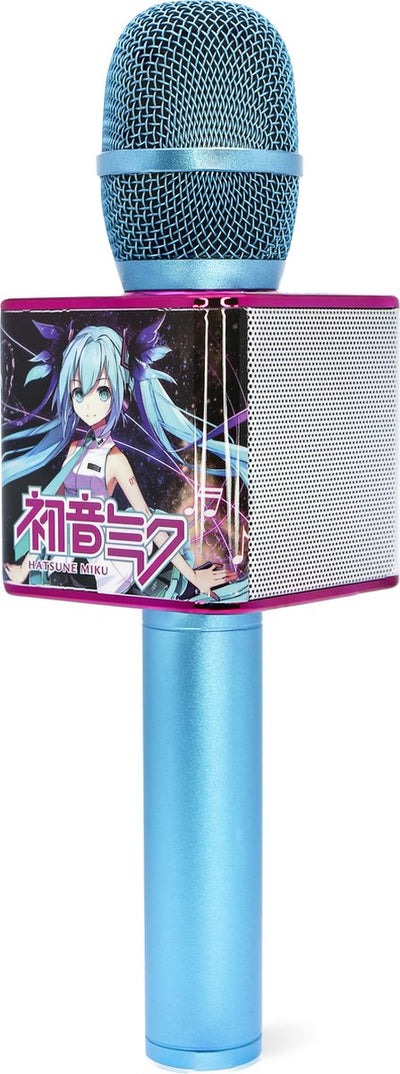OTL Technologies Hatsune Miku - microfono karaoke wireless per bambini - con altoparlante - con registrazione vocale