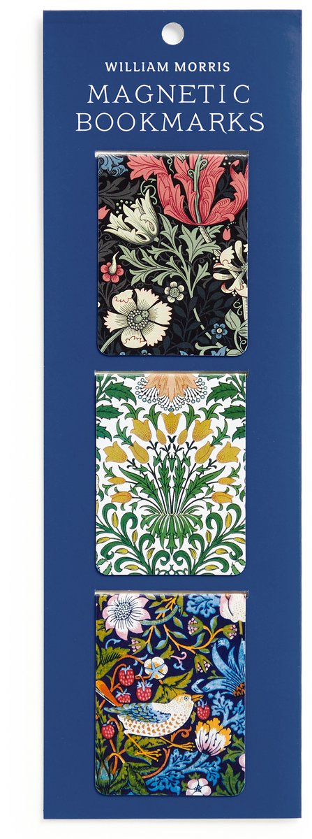 Set di segnalibri magnetici William Morris