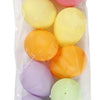 Plastic eggs colored, 12st.