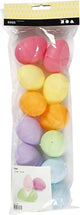 Plastic eggs colored, 12st.