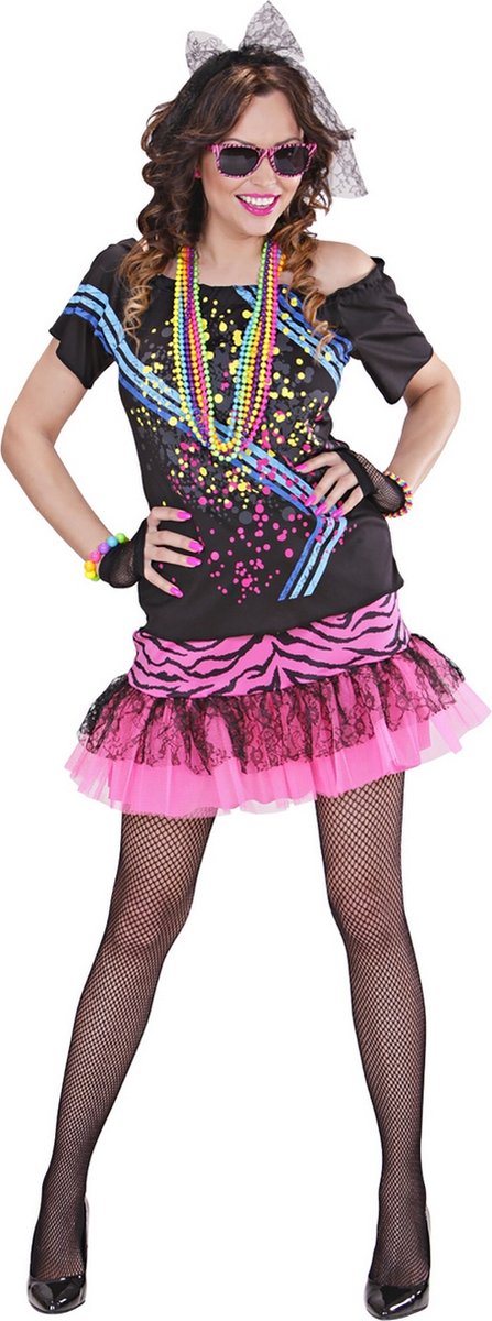 Finidi rosa ragazza rock anni '80 - donna - xl