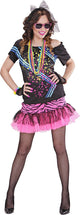 Finidi rosa ragazza rock anni '80 - donna - xl