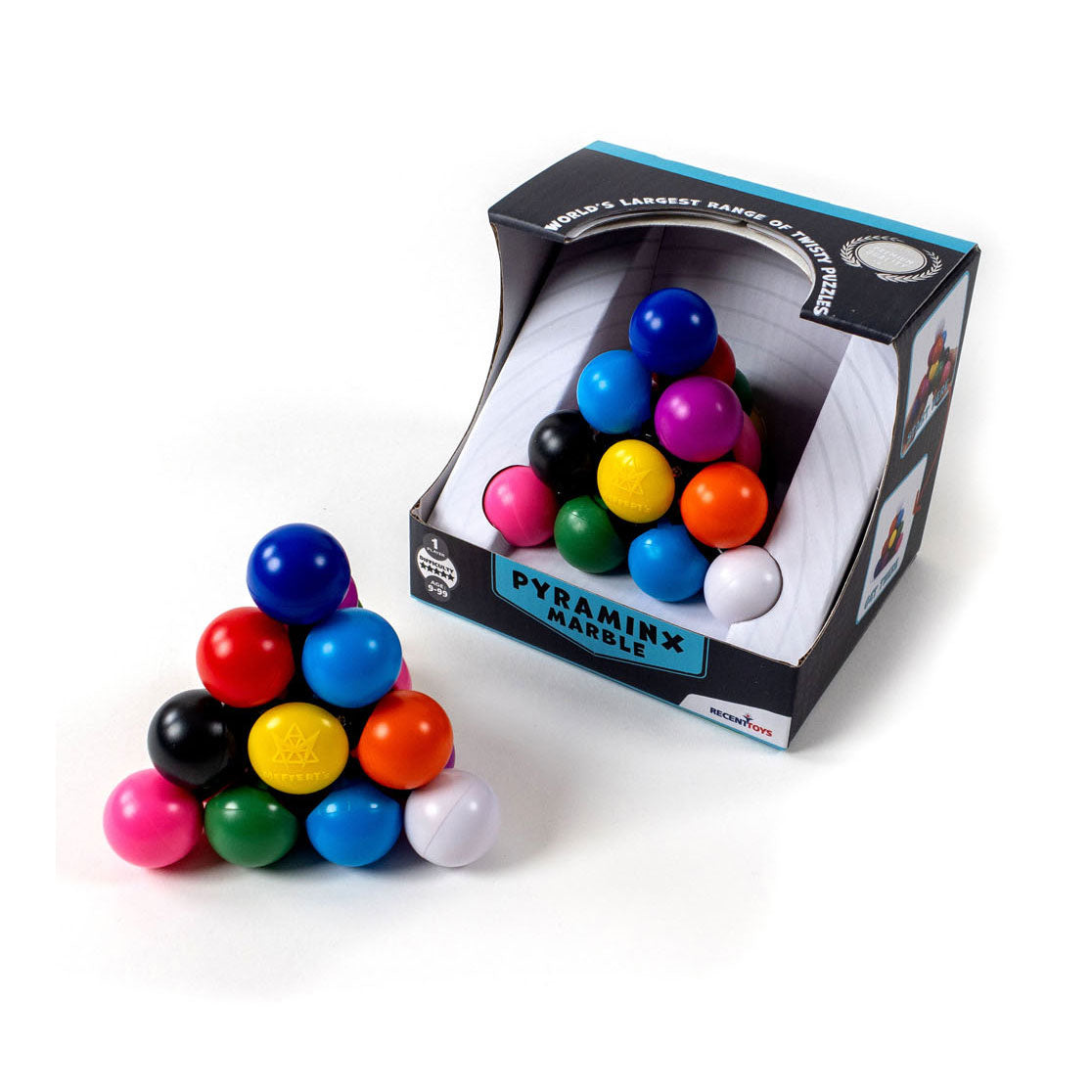Puzzle rompicapo in marmo Pyraminx di giocattoli recenti