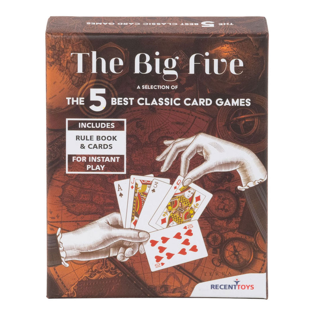 Juguetes recientes el gran juego de cinco cartas.