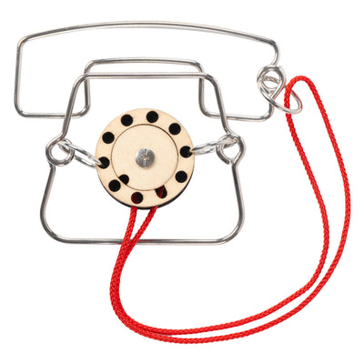 Recent toys metal telephone breinpuzzel
