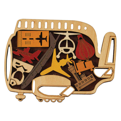 Recent toys transport the airport breinpuzzel