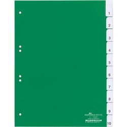 Schede resistenti 6221 pvc a4 230x297mm verde 10 schede