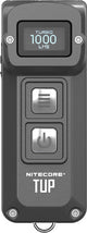 Nitecore tup sleutelhangerlamp oplaadbaar grijs