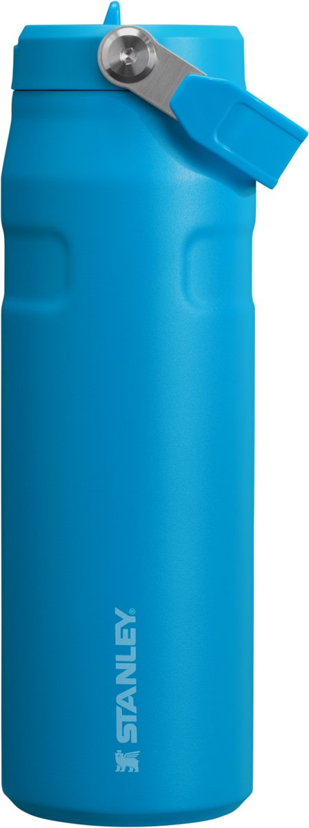Stanley flip Straw 2.0 botella de agua con pajita 0,7 l - 10 horas de frío - 2 días de frío con hielo - botella de acero inoxidable - sin BPA - a prueba de fugas - apta para lavavajillas - azul