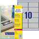 Etichette ultra resistenti Avery zweckform l6012 argento opaco