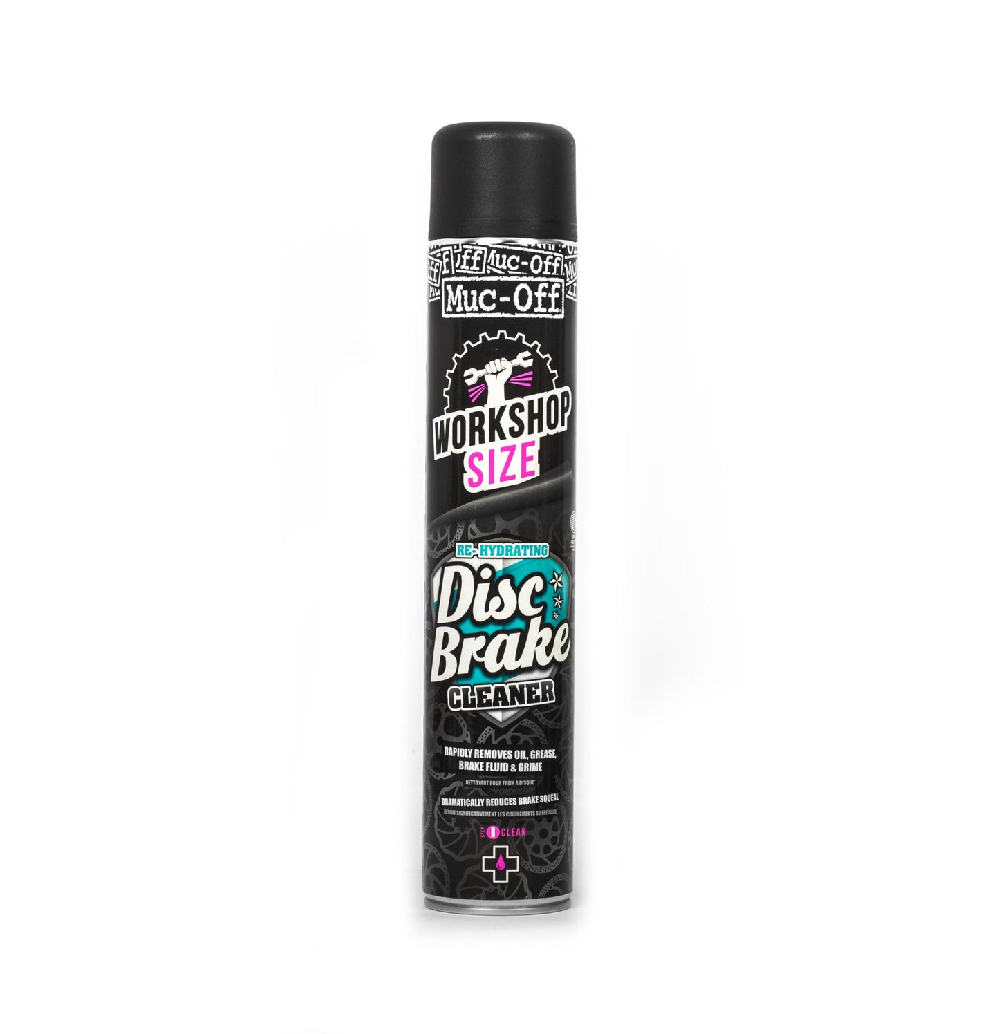 Muc-off muc off detergente spray per freni a disco e rotori, formato da officina, in latta da 750 ml