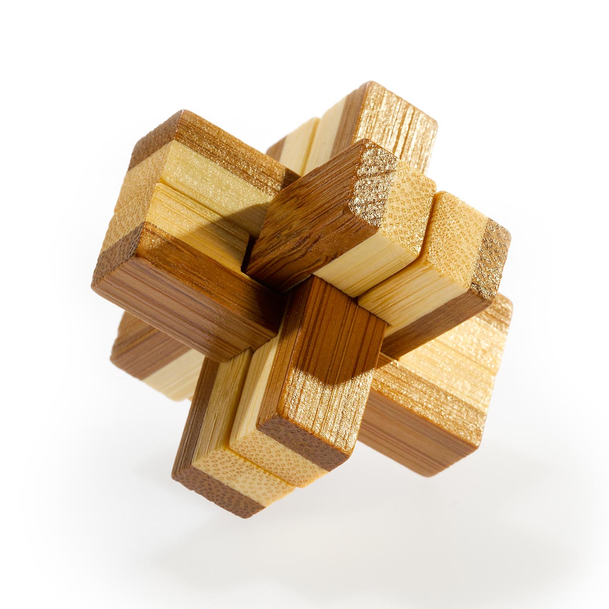 Eureka 3D Bamboo Brein Puzzle nody ***