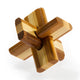 Eureka 3d Bamboo Brain Puzzle Doublecross **