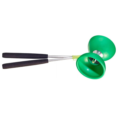 Eureka Rubber Diabolo met Stokken Donkergroen