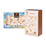 Eureka Brein Puzzle Box de escape de madera Caribe *** - afbeelding 1