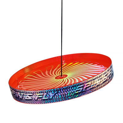 Eureka Acrobat Spin Fly Giugle Frisbee Red