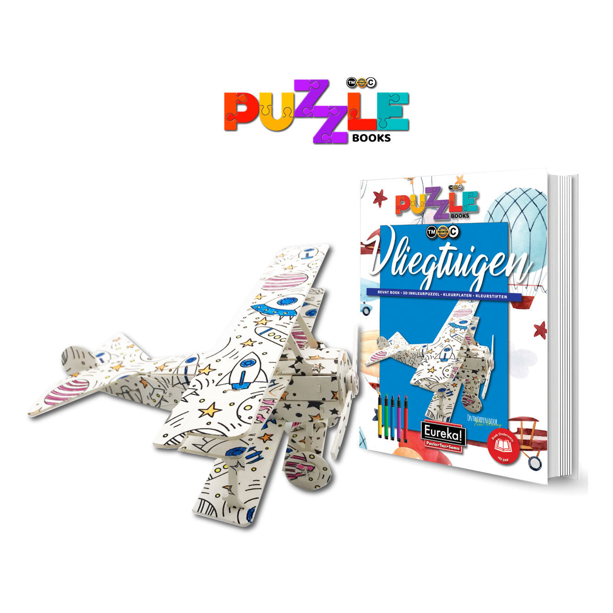 Aeromobile di libri del puzzle 3D Eureka