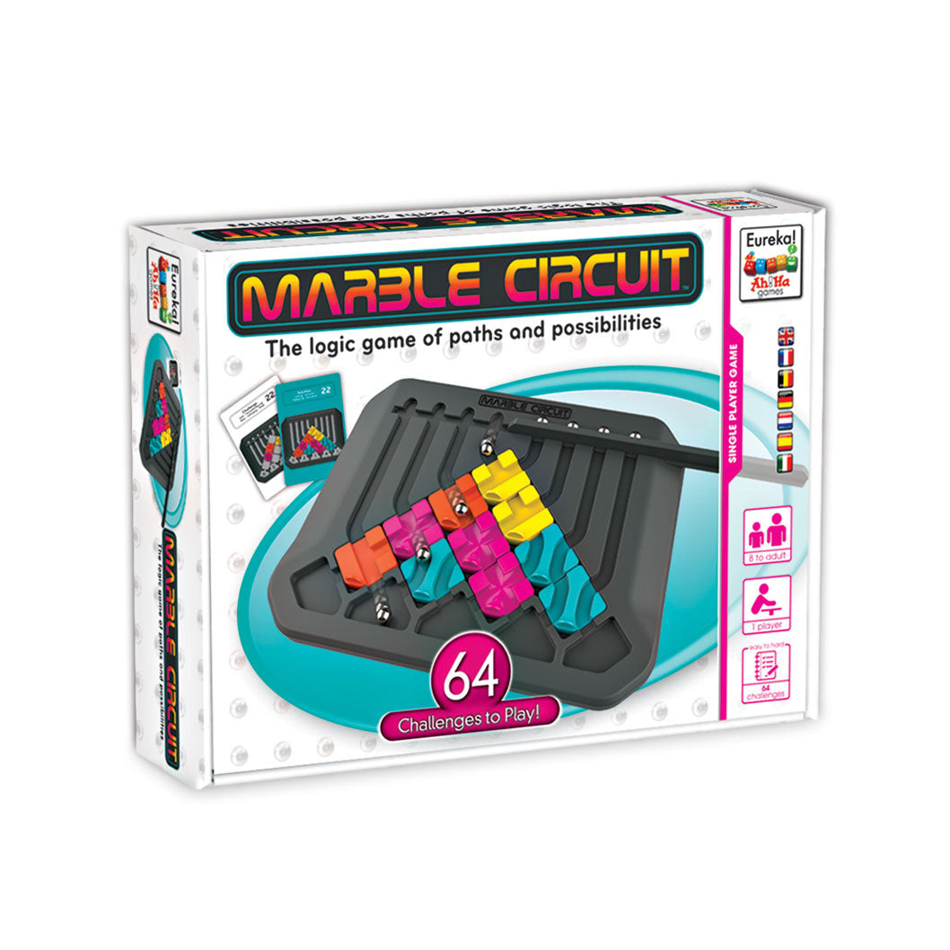 Eureka Ah!Ha Games Circuito de canicas Puzzle