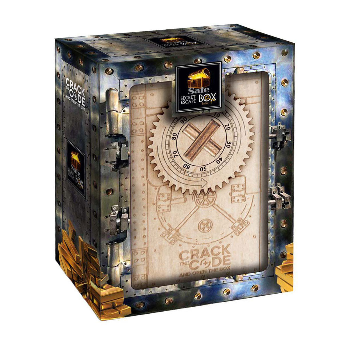 Scatola puzzle Eureka 3D per fuga segreta sicura